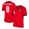 Men's Portugal B.FERNANDES #8 Home Soccer Jersey Euro 2024 - acejersey