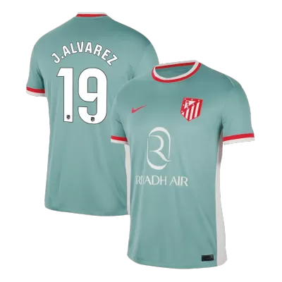 Men's Atletico Madrid J.ALVAREZ #19 Away Soccer Jersey 2024/25 - acejersey