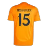 Real Madrid ARDA GÜLER #15 Away Soccer Jersey 2024/25 - Player Version - acejersey