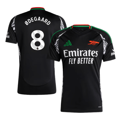 Men's Arsenal ØDEGAARD #8 Away Soccer Jersey 2024/25 - acejersey