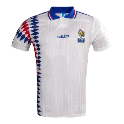 France Away Retro Soccer Jersey 1994 - acejersey