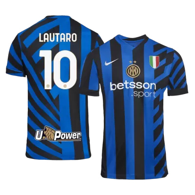 Men's Inter Milan LAUTARO #10 Home Soccer Jersey 2024/25 - acejersey