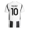 Juventus YILDIZ #10 Home Soccer Jersey 2024/25 - Player Version (Save The Children Sponsor) - acejersey