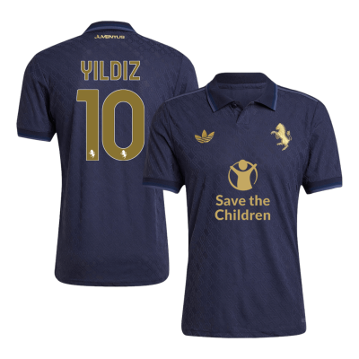 Juventus YILDIZ #10 Third Away Soccer Jersey 2024/25 - Player Version (Save The Children Sponsor) - acejersey