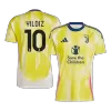 Men's Juventus YILDIZ #10 Away Soccer Jersey 2024/25 - Save The Children Sponsor - acejersey