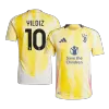 Juventus YILDIZ #10 Away Soccer Jersey 2024/25 - Player Version (Save The Children Sponsor) - acejersey