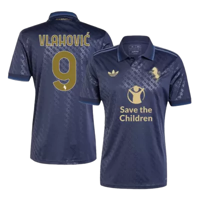 Men's Juventus VLAHOVIĆ #9 Third Away Soccer Jersey 2024/25 - Save The Children Sponsor - acejersey