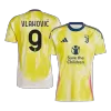 Men's Juventus VLAHOVIĆ #9 Away Soccer Jersey 2024/25 - Save The Children Sponsor - acejersey