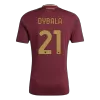 Men's Roma DYBALA #21 Home Soccer Jersey 2024/25 - acejersey