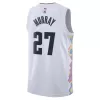 Men's Denver Nuggets Jamal Murray #27 White City Swingman Jersey 2024 - acejersey