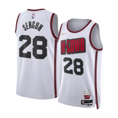 Men's Houston Rockets Alperen Sengun #28 City Swingman Jersey 2024/25 - acejersey