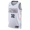 Men's Denver Nuggets Aaron Gordon #32 White City Swingman Jersey 2024 - acejersey