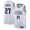 Men's Denver Nuggets Jamal Murray #27 White City Swingman Jersey 2024 - acejersey