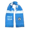 Manchester City Knit Soccer Scarf - Blue&White - acejersey