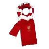 Liverpool Knit Soccer Scarf - Red&White - acejersey