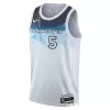 Men's Minnesota Timberwolves Anthony Edwards #5 White City Swingman Jersey 2024 - acejersey