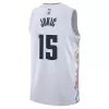 Men's Denver Nuggets Nikola Jokić #15 White City Swingman Jersey 2024 - acejersey