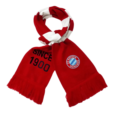 Bayern Munich Knit Soccer Scarf - Red&White - acejersey