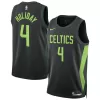 Men's Boston Celtics Jrue Holiday #4 Black City Swingman Jersey 2024/25 - acejersey