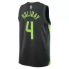 Men's Boston Celtics Jrue Holiday #4 Black City Swingman Jersey 2024/25 - acejersey