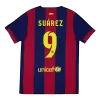 Barcelona SUÁREZ #9 Home Retro Soccer Jersey 2014/15 - acejersey