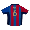 Barcelona XAVI #6 Home Retro Soccer Jersey 2001/02 - acejersey