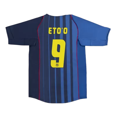 Barcelona ETO'O #9 Away Retro Soccer Jersey 2004/05 - acejersey