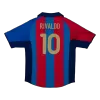 Barcelona RIVALDO #10 Home Retro Soccer Jersey 2001/02 - acejersey