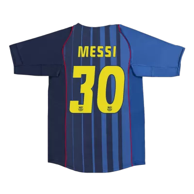 Barcelona MESSI #30 Away Retro Soccer Jersey 2004/05 - acejersey