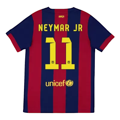 Barcelona NEYMAR JR #11 Home Retro Soccer Jersey 2014/15 - acejersey