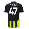 Men's Manchester City FODEN #47 Away Soccer Jersey 2024/25 - acejersey