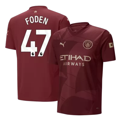 Men's Manchester City FODEN #47 Third Away Soccer Jersey 2024/25 - acejersey