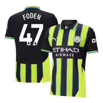 Men's Manchester City FODEN #47 Away Soccer Jersey 2024/25 - acejersey