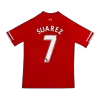 Liverpool SUAREZ #7 Home Retro Soccer Jersey 2013/14 - acejersey