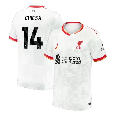 Men's Liverpool CHIESA #14 Third Away Soccer Jersey 2024/25 - acejersey