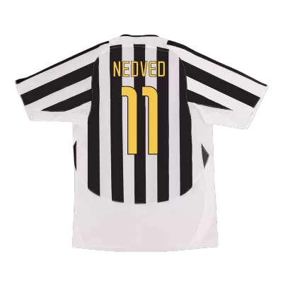 Juventus NEDVED #11 Home Retro Soccer Jersey 2003/04 - acejersey