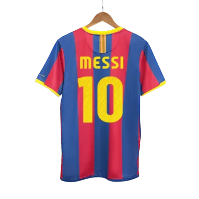 Barcelona MESSI #10 Home Retro Soccer Jersey 2010/11 - acejersey