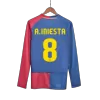 Barcelona A.INIESTA #8 Home Retro Long Sleeve Soccer Jersey 2008/09 - UCL Final - acejersey