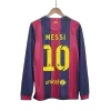 Barcelona MESSI #10 Home Retro Long Sleeve Soccer Jersey 2014/15 - acejersey