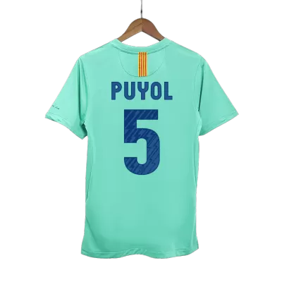 Barcelona PUYOL #5 Away Retro Soccer Jersey 2010/11 - acejersey