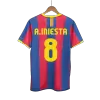 Barcelona A.INIESTA #8 Home Retro Soccer Jersey 2010/11 - acejersey