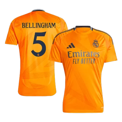 Men's Real Madrid BELLINGHAM #5 Away Soccer Jersey 2024/25 - acejersey