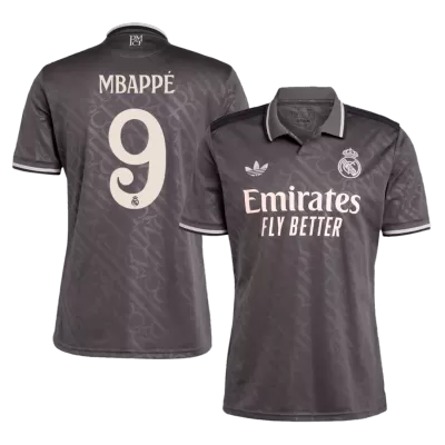 Men's Real Madrid MBAPPÉ #9 Third Away Soccer Jersey 2024/25 - acejersey