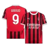 Men's AC Milan GIROUD #9 Home Soccer Jersey 2024/25 - acejersey