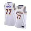 Men's Los Angeles Lakers Luka Dončić #77 Association Swingman Jersey - acejersey