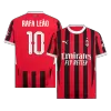 Men's AC Milan RAFA LEÃO #10 Home Soccer Jersey 2024/25 UCL - acejersey