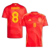 Men's Spain FABIÁN #8 Home Soccer Jersey Euro 2024 - acejersey