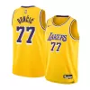 Men's Los Angeles Lakers Luka Dončić #77 Gold Icon Swingman Jersey - acejersey