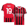 Men's AC Milan THEO #19 Home Soccer Jersey 2024/25 - acejersey