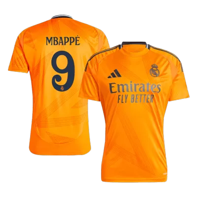 Men's Real Madrid MBAPPÉ #9 Away Soccer Jersey 2024/25 - acejersey